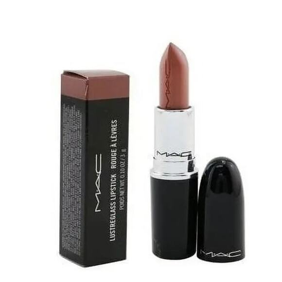 MAC Lustreglass Lipstick - # 540 Thanks It’s M.A.C Taupey Pink Nude 3g/0.1oz - Picture 1 of 6